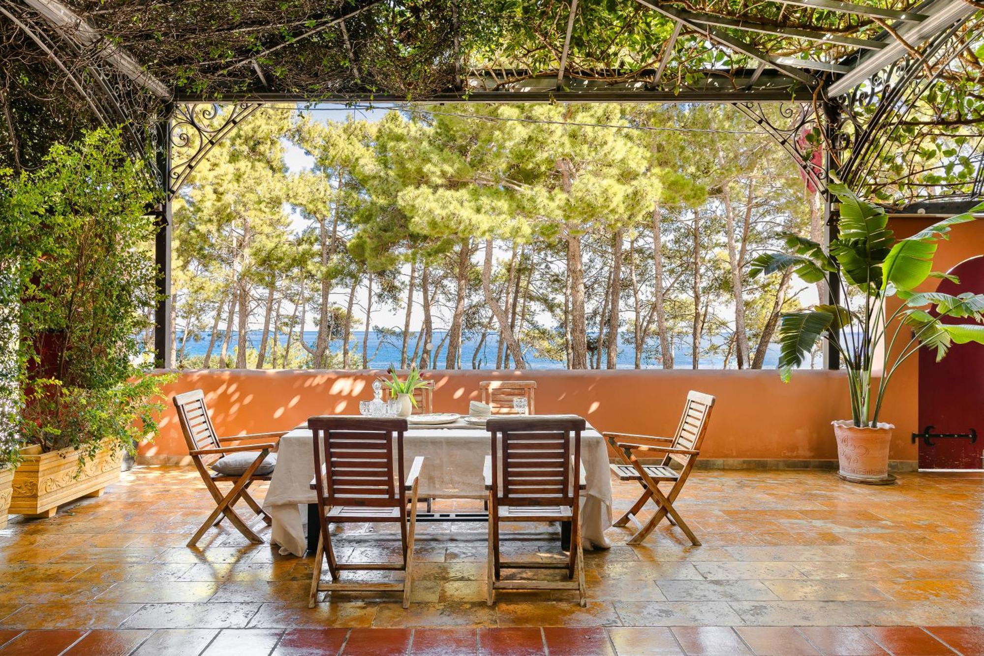 Scorpios Mansion / Downtown Skala / Seaside Villa Buitenkant foto